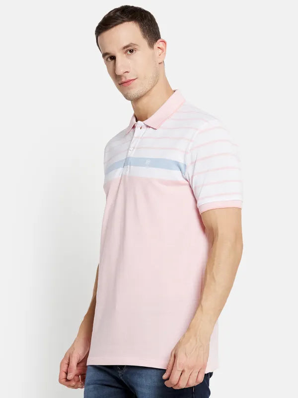 Men Pastel Pink T-Shirt