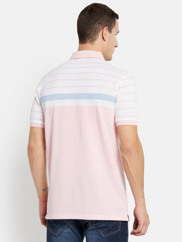 Men Pastel Pink T-Shirt