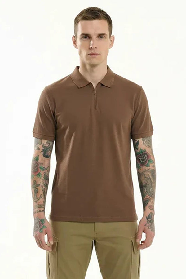 Octave Men Polo Collar T-shirt
