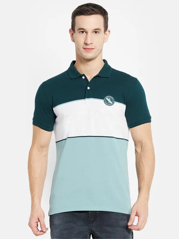 Men Teal T-Shirt