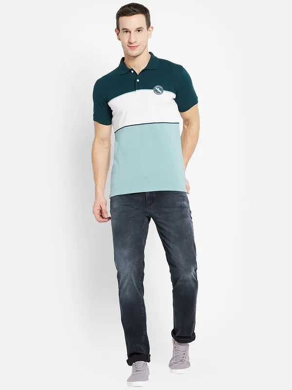 Men Teal T-Shirt