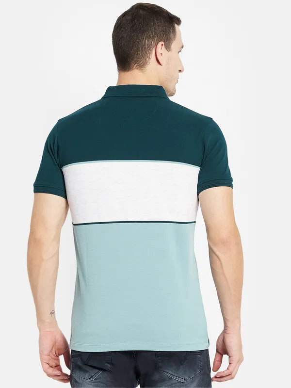 Men Teal T-Shirt