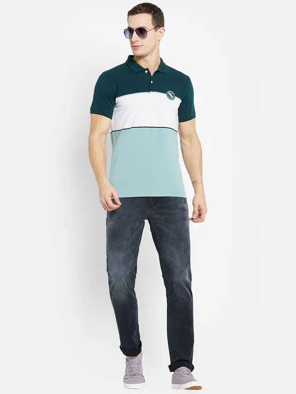 Men Teal T-Shirt