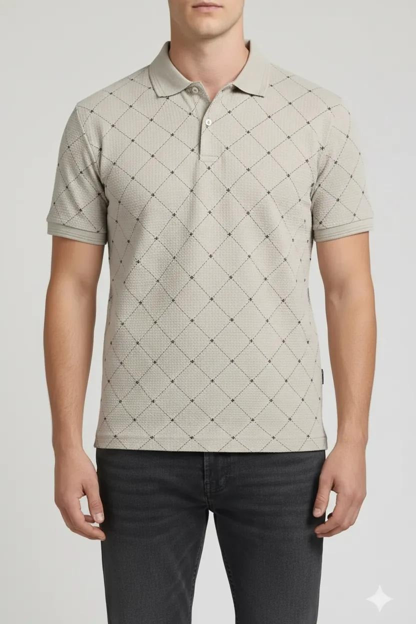 Men Polo Collar T-shirt