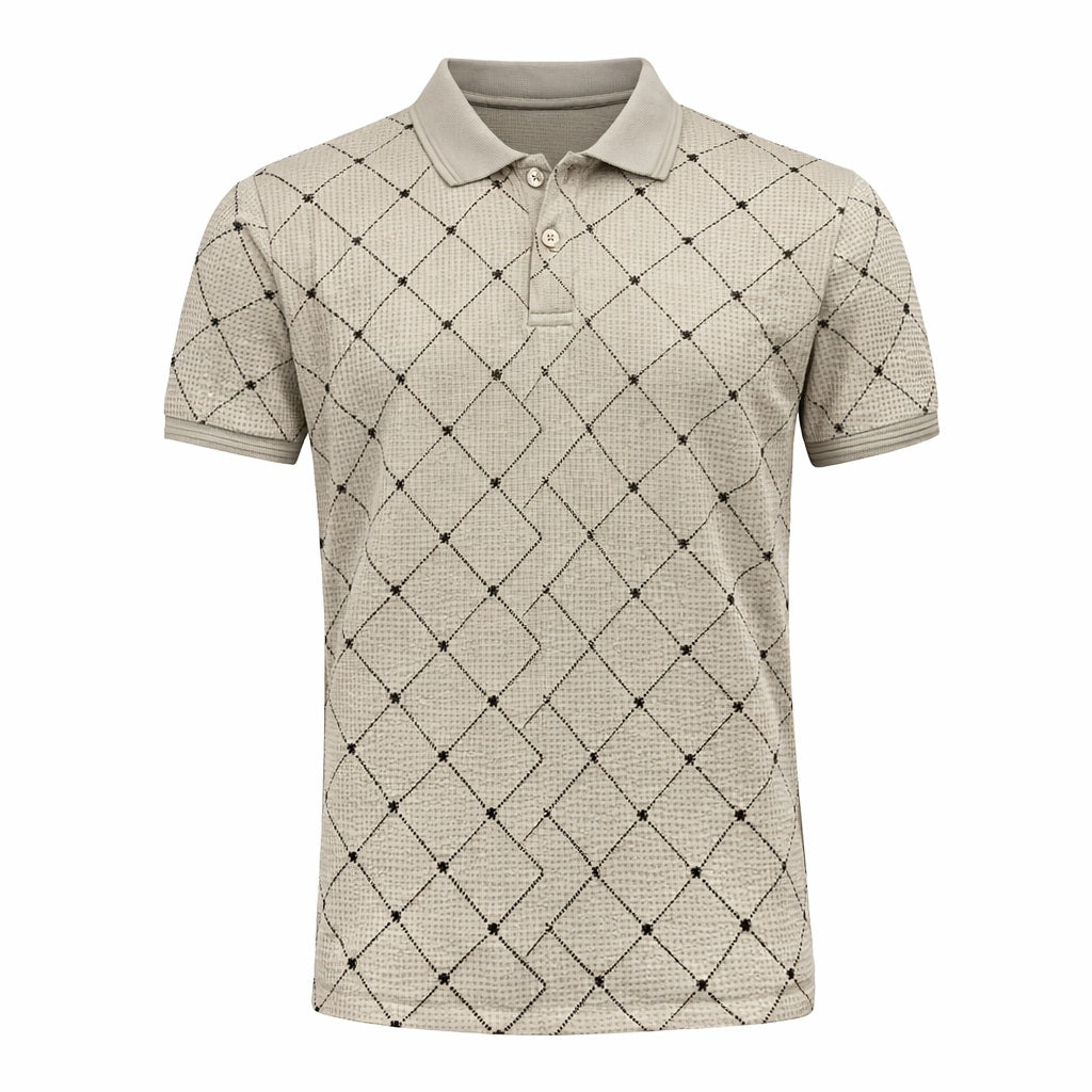 Men Arona Polo Collar T-shirt