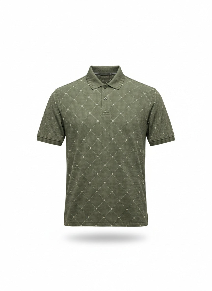 Men Polo Collar T-shirt