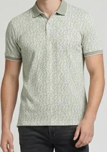 Men Mist Polo Collar T-shirt