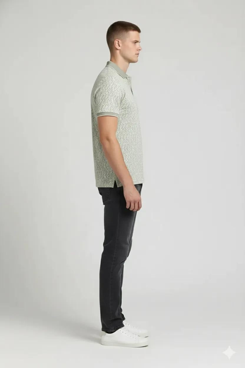 Men Polo Collar T-shirt