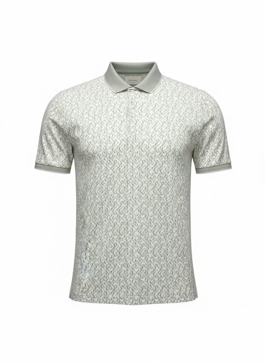 Men Mist Polo Collar T-shirt