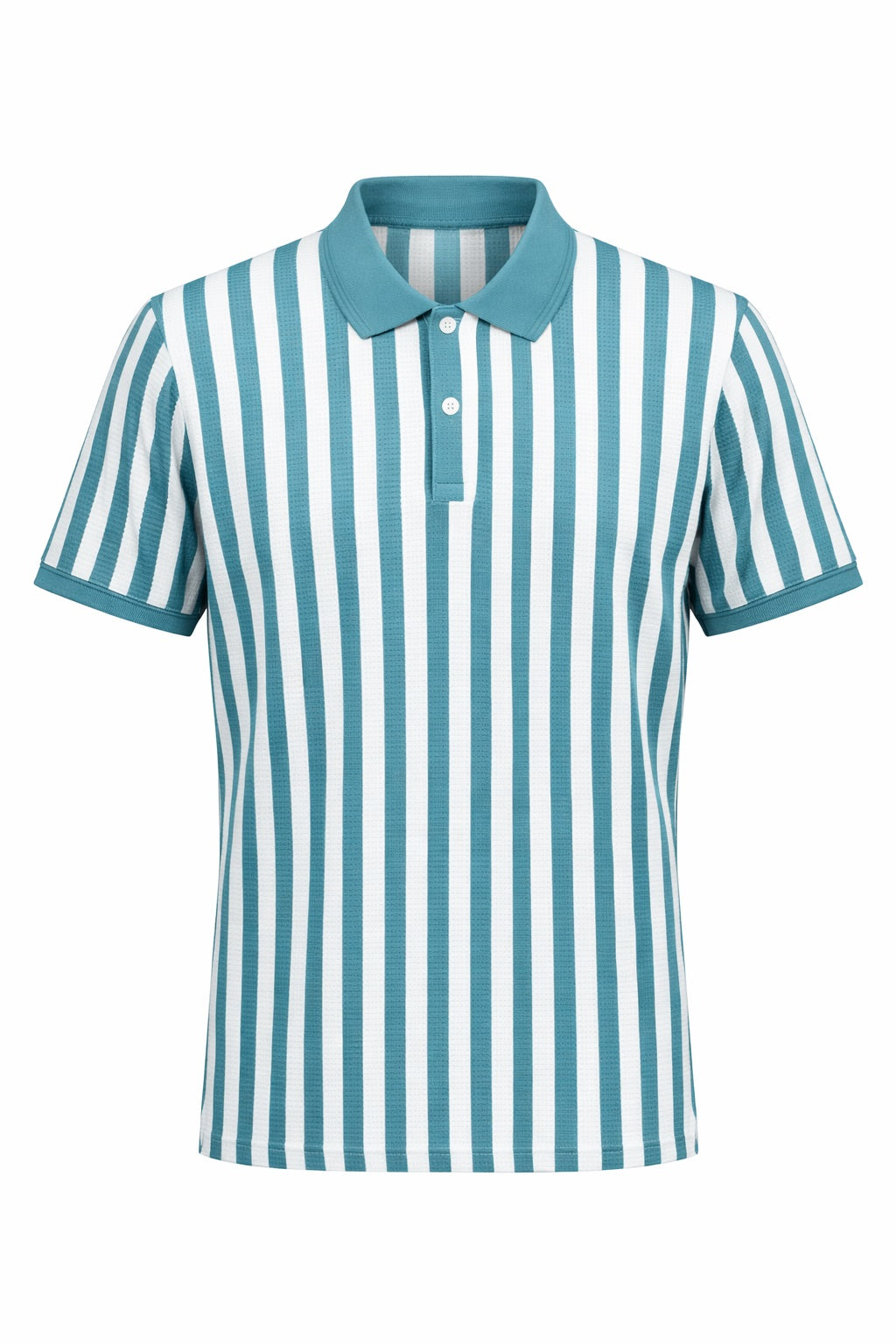 Men Nile Striped Polo Collar T-shirt