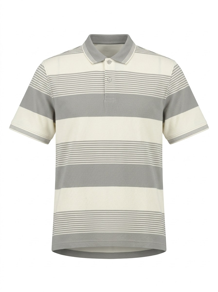 Men Onyx Colourblocked Polo Collar T-shirt