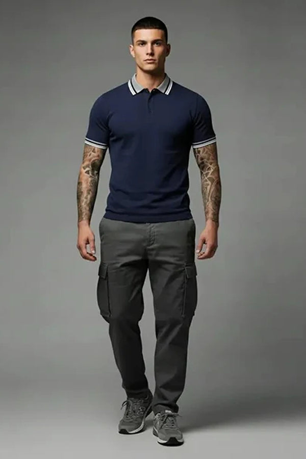 Men Sold Polo Collar T-shirt