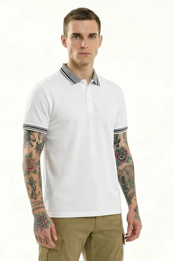 Men Sold Polo Collar T-shirt