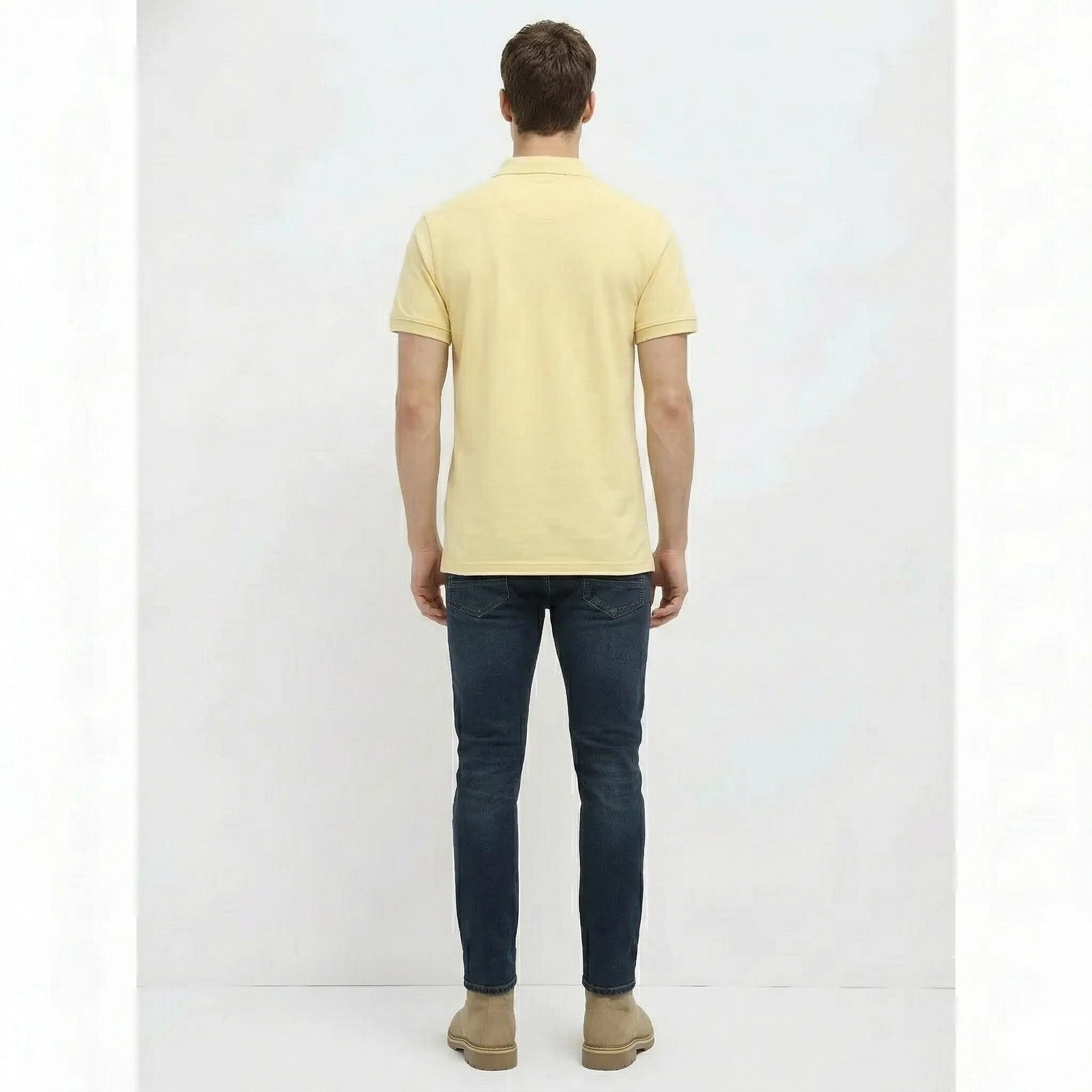 Men Lemon Icing Sold Polo Collar T-shirt