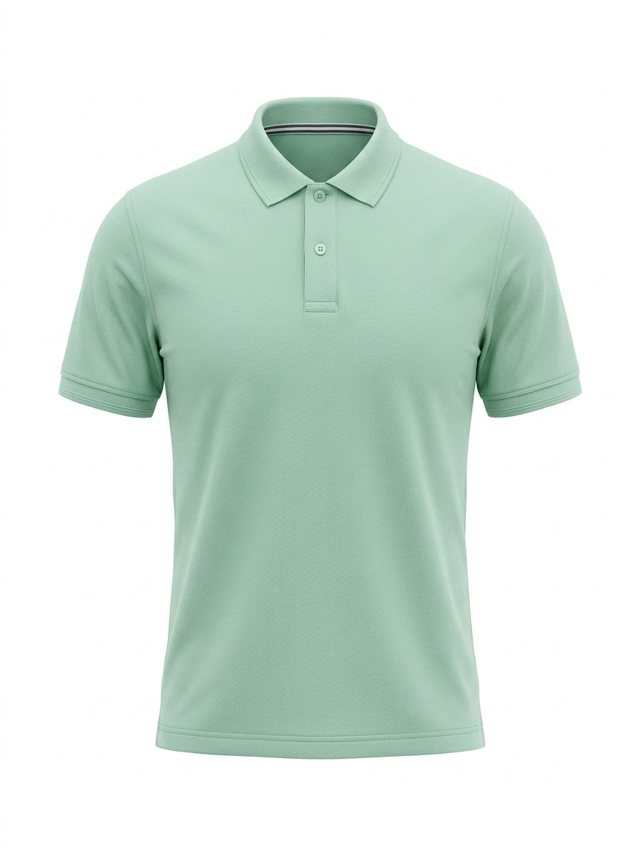 Men Mist Sold Polo Collar T-shirt