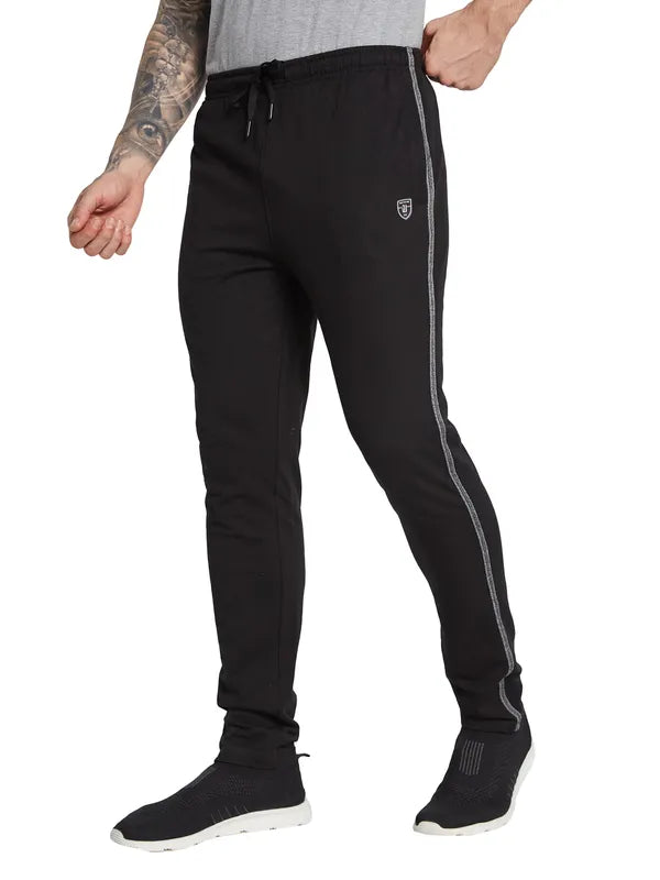 Octave Men Side Panel Details Cotton Regular Fit Track Pants