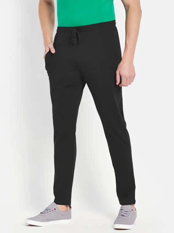 Men Black Trackpants