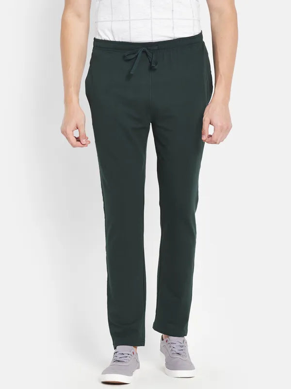 Men Mountain Green Trackpants