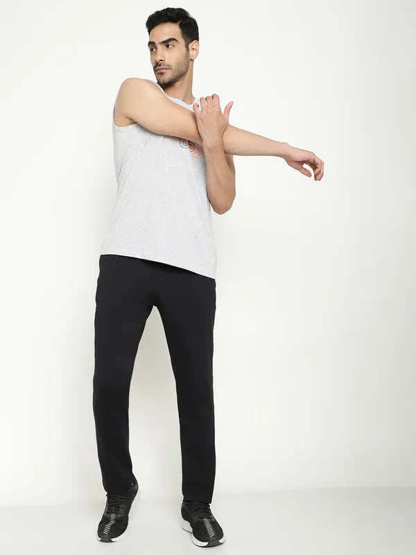 Octave Men Regular Fit Mid-Rise Cotton Track Pants