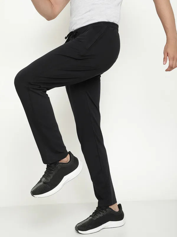 Octave Men Regular Fit Mid-Rise Cotton Track Pants