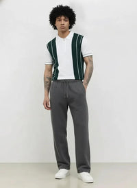 Men Dark Olive Regular Fit Training Track Pants