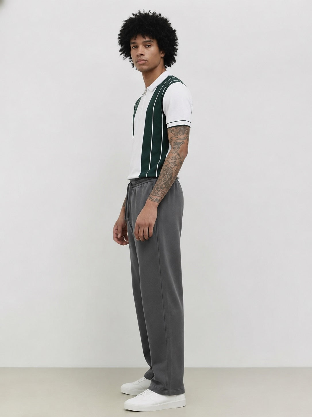 Men Dark Olive Regular Fit Training Track Pants