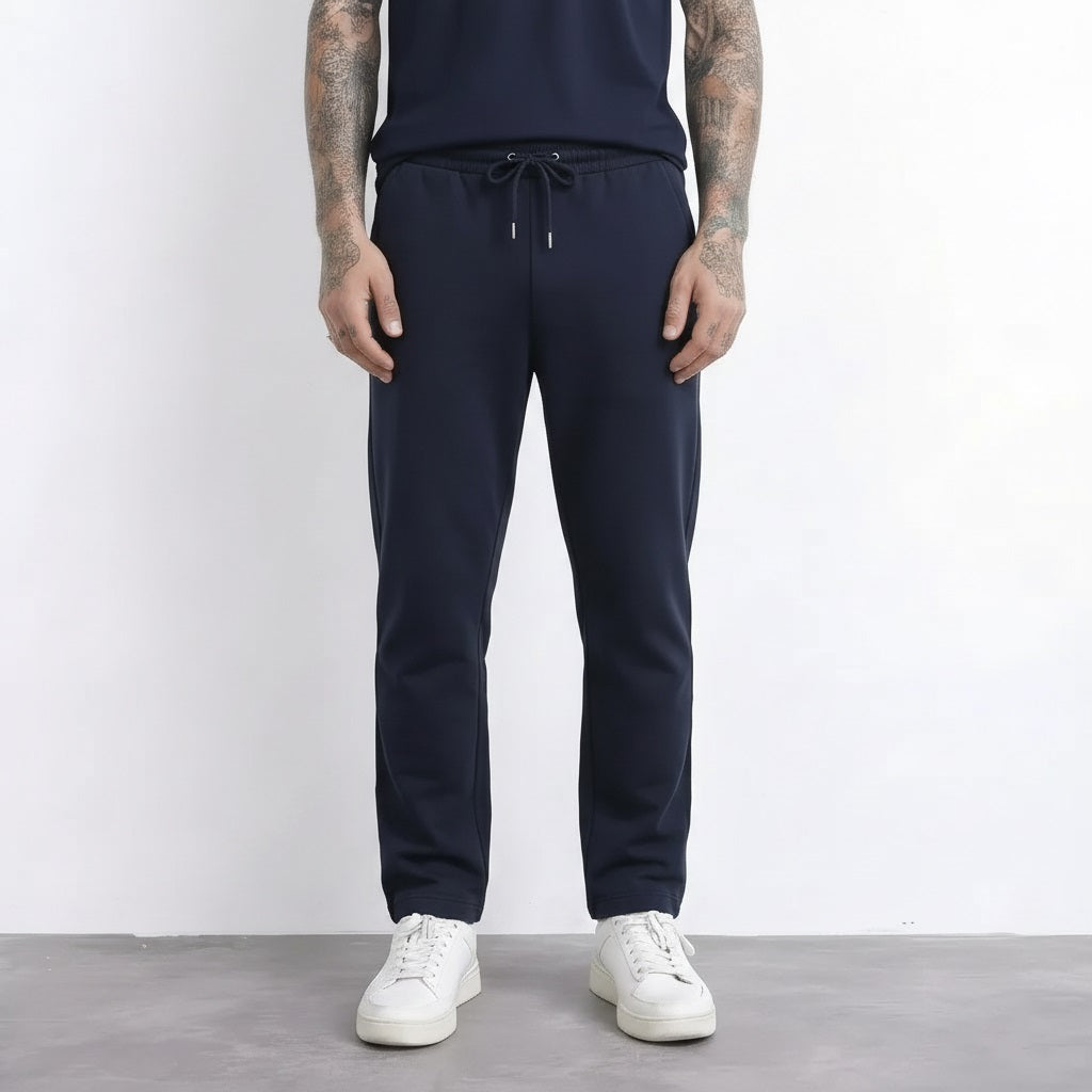 Men Dark Navy Regular Fit Joggers