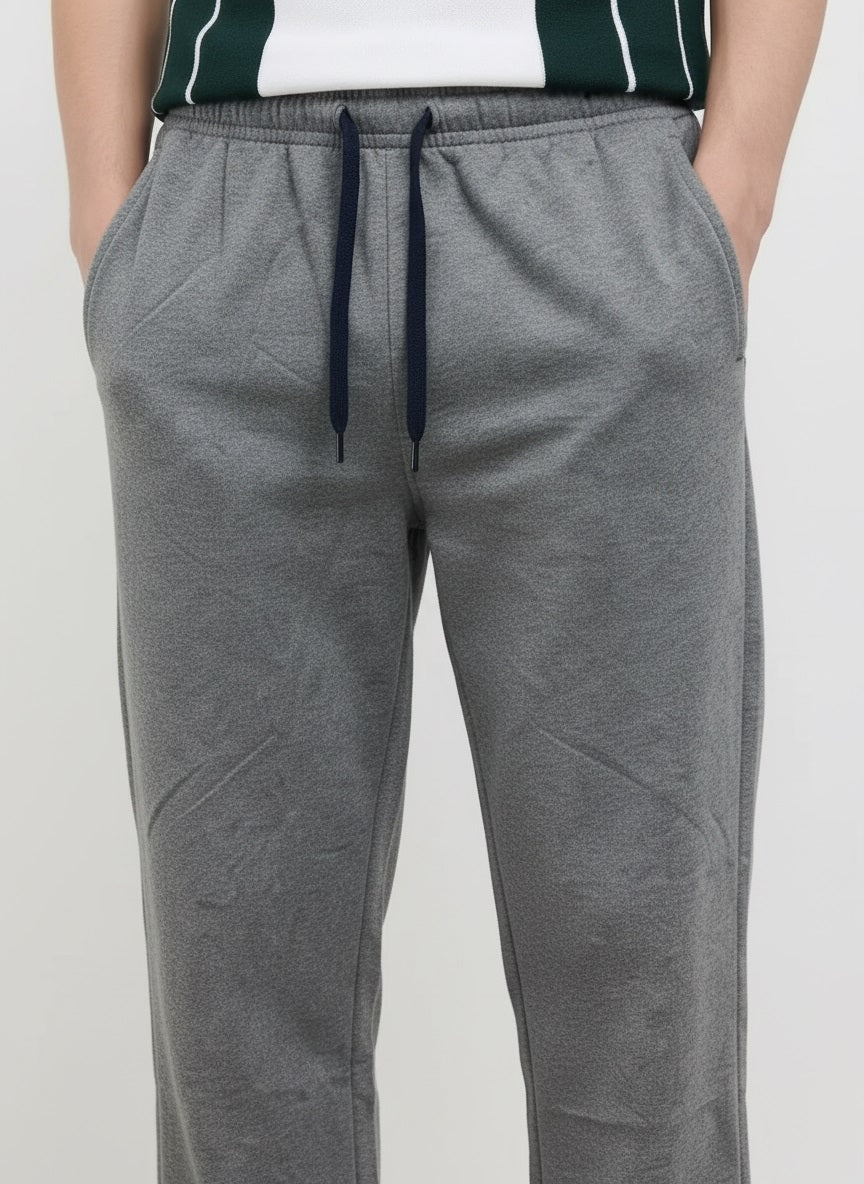 Men Heather Regular Fit Track Pants