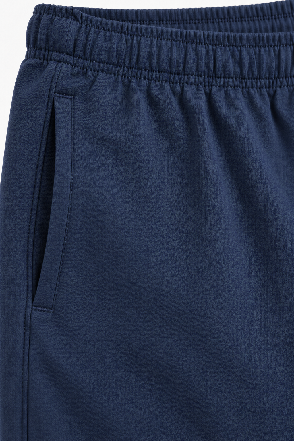 Men’s French Terry Lycra Lower in Navy – Regular Fit Track Pants