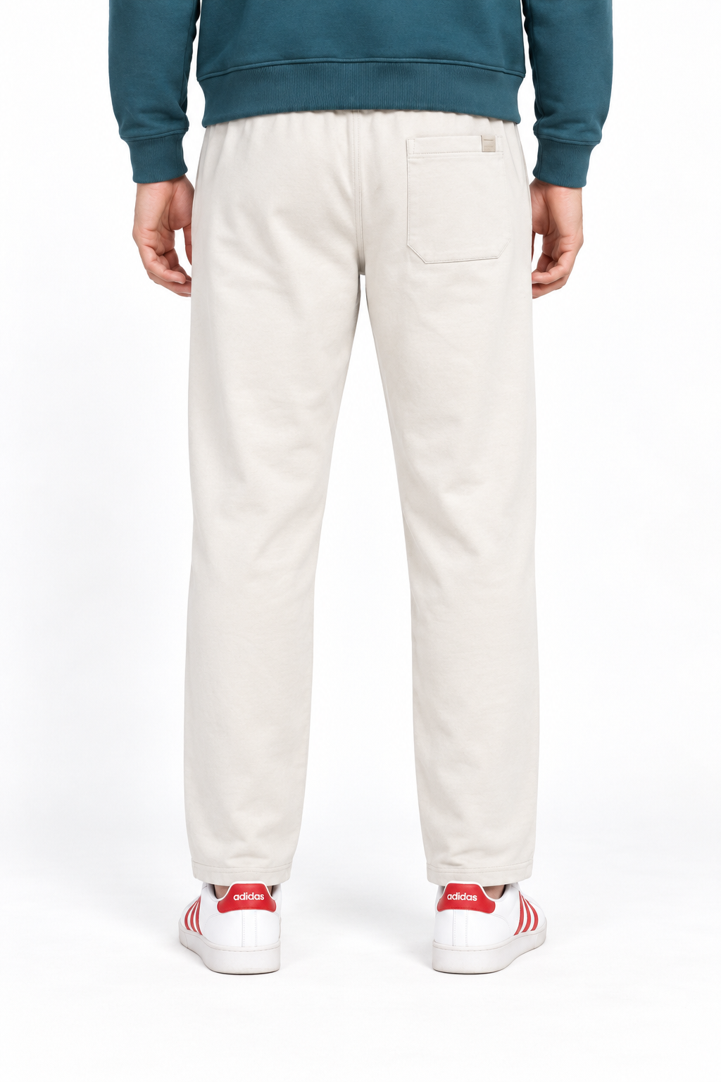 Men’s French Terry Lycra Lower in Onyx – Regular Fit Track Pants