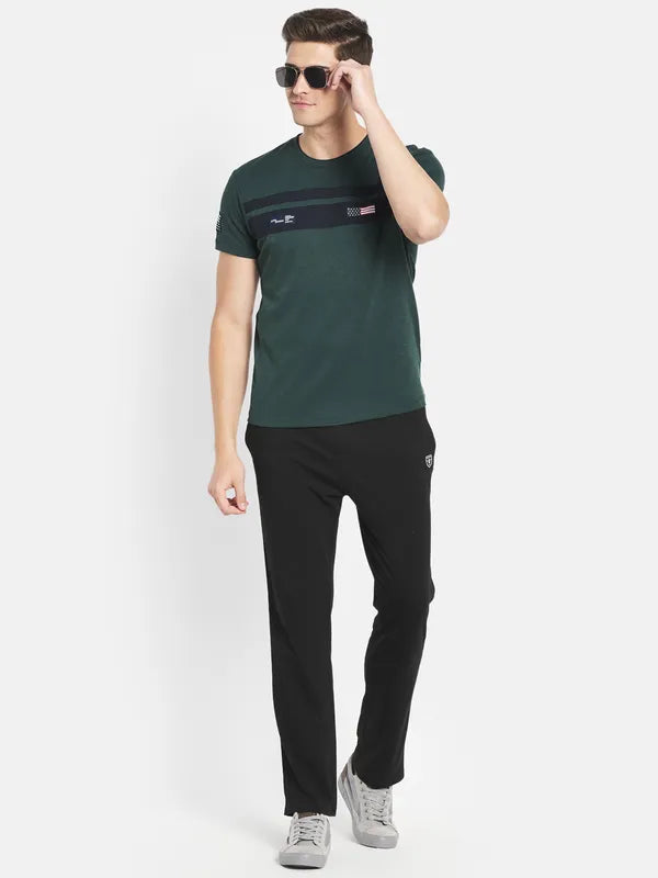 Men Black Trackpants