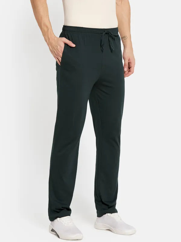 Men Mountain Green Trackpant