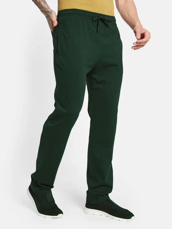 Octave Men Cotton Mid Rise Track Pants