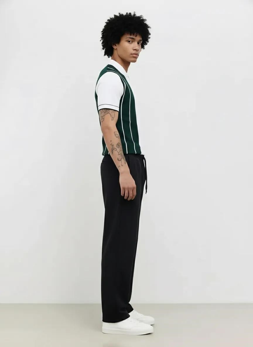 Men Coal Solid Regular Fit Track Pants