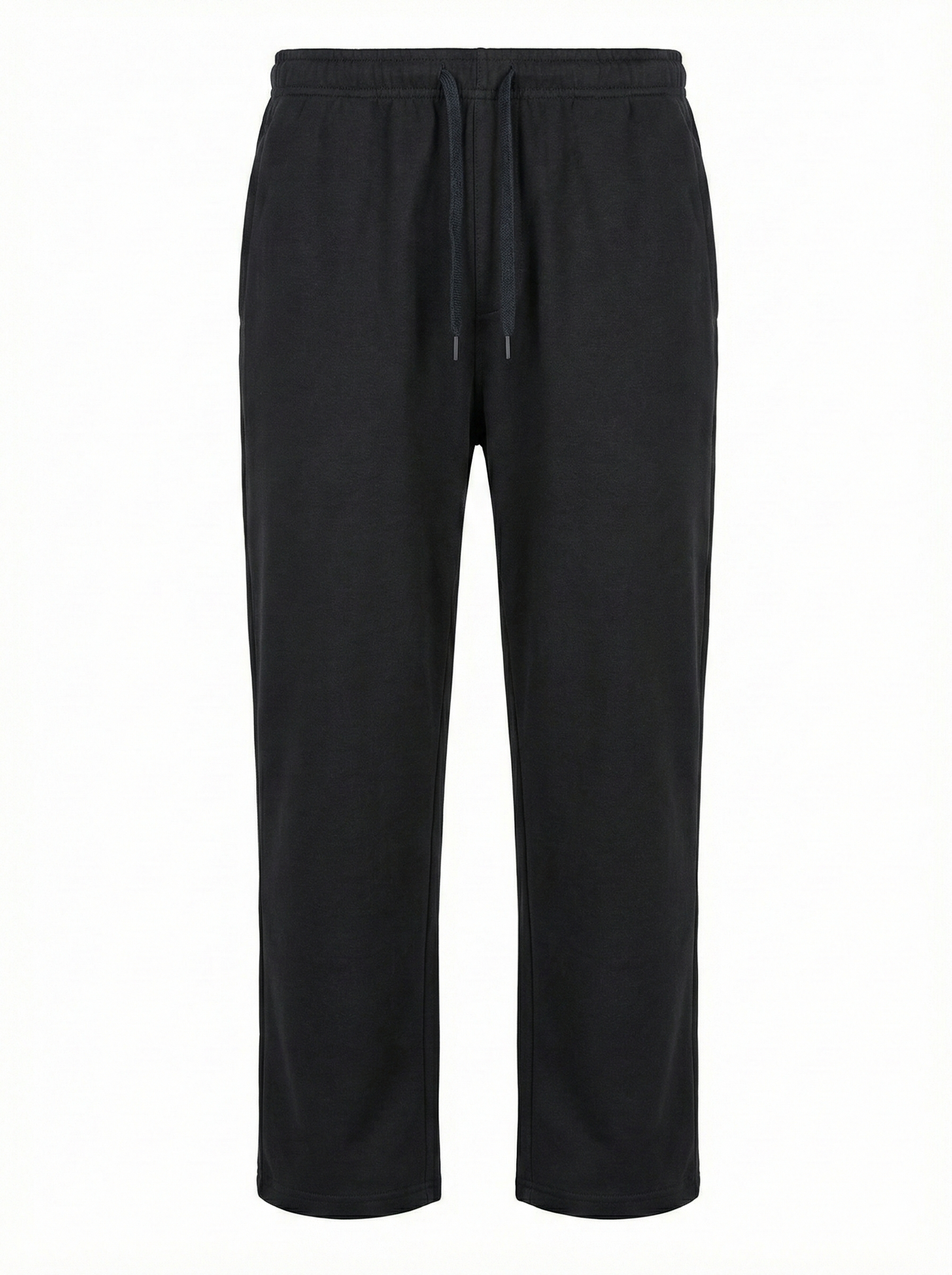 Men Coal Solid Regular Fit Track Pants
