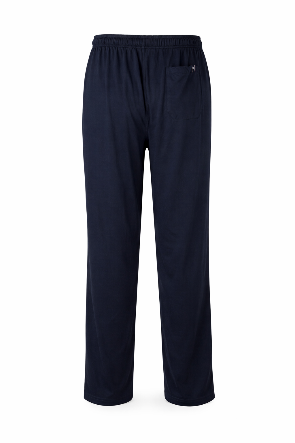 Men Dark Navy Solid Regular Fit Track Pants