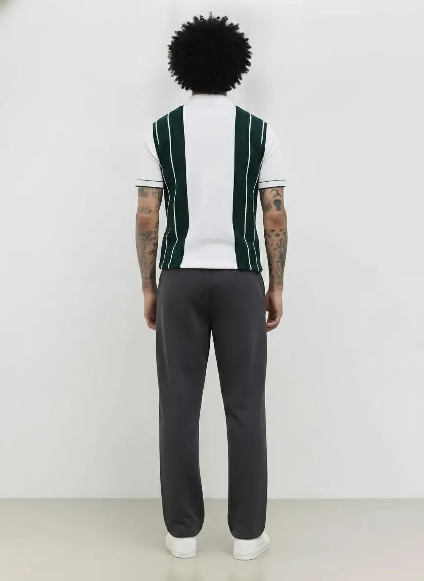 Men Black Regular Fit Training Track Pants