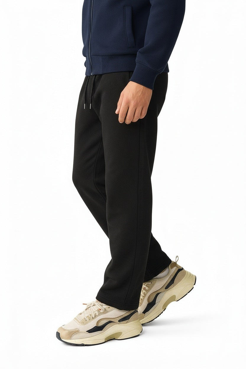 Men Cotton Mid Rise Track Pants