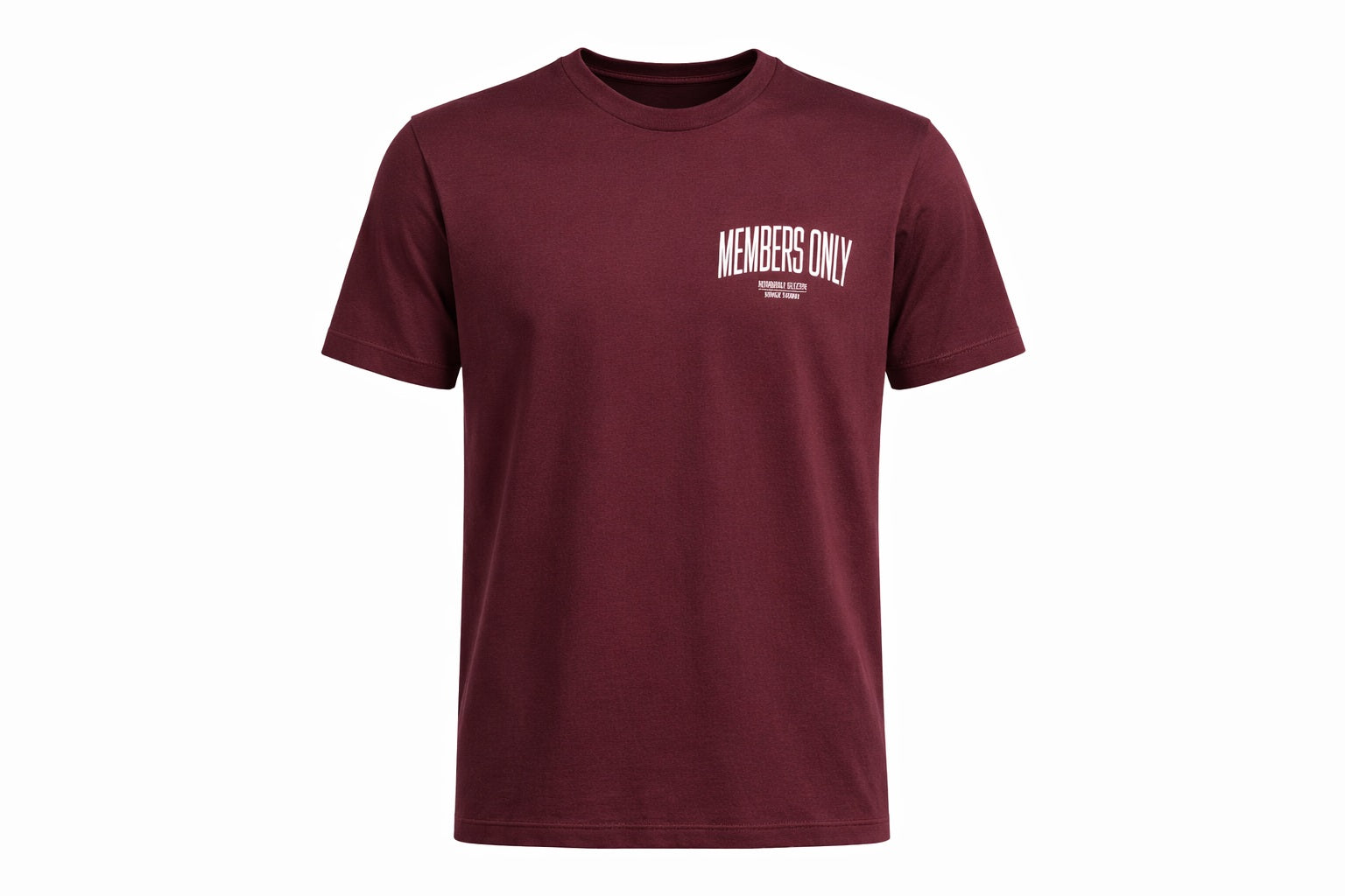 Octave Men Merlot Printed T-shirt