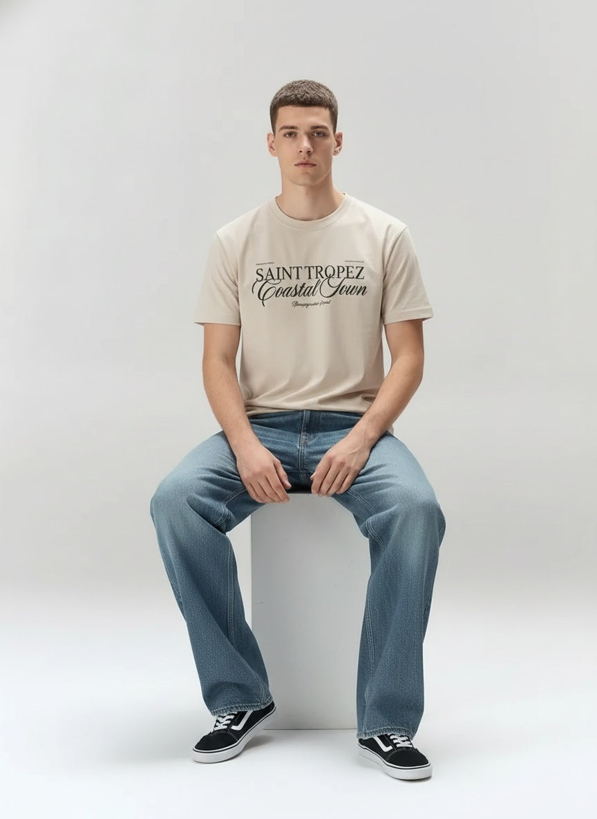 Men Pristine Typography Printed T-shirt