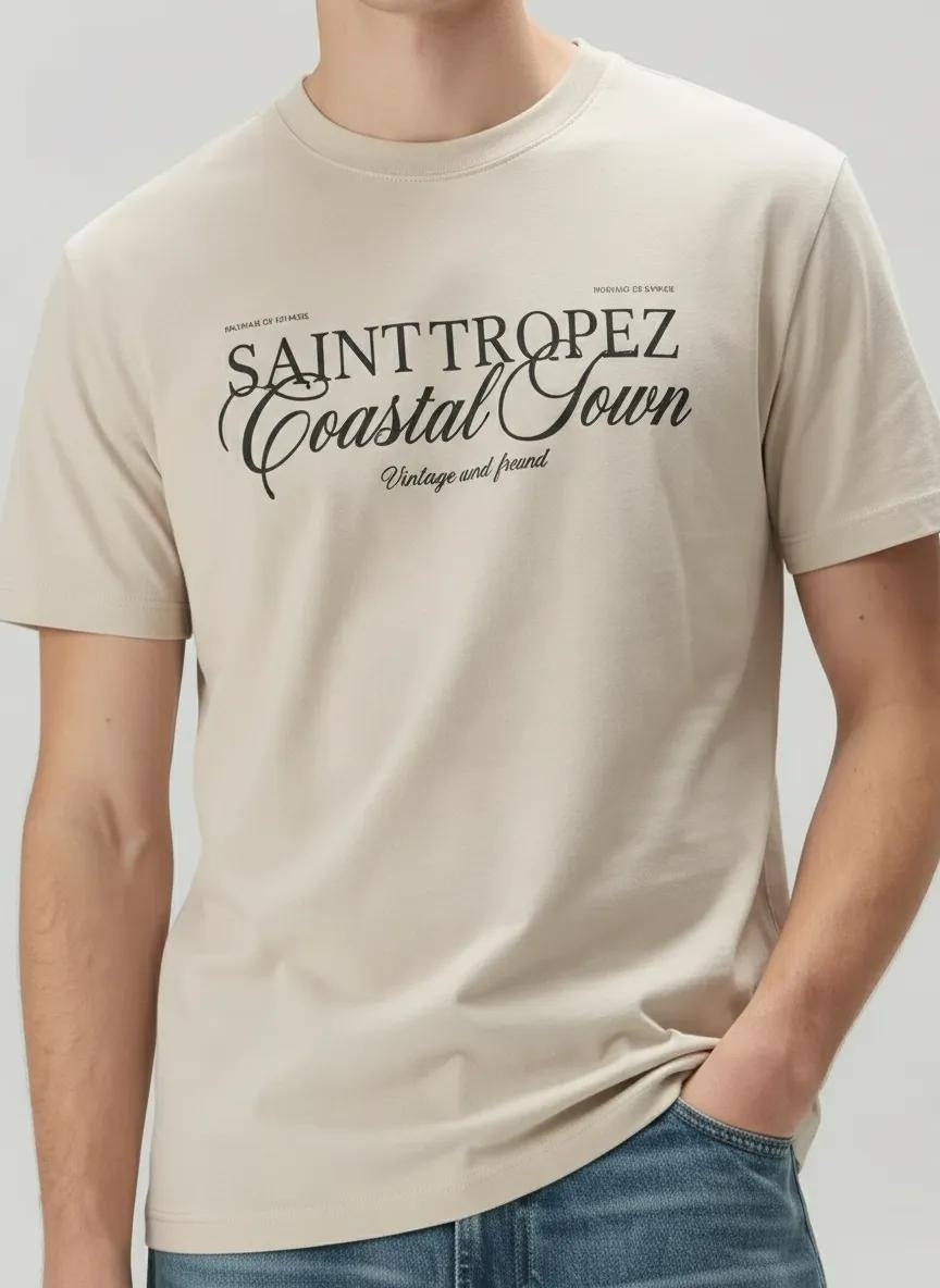 Men Pristine Typography Printed T-shirt