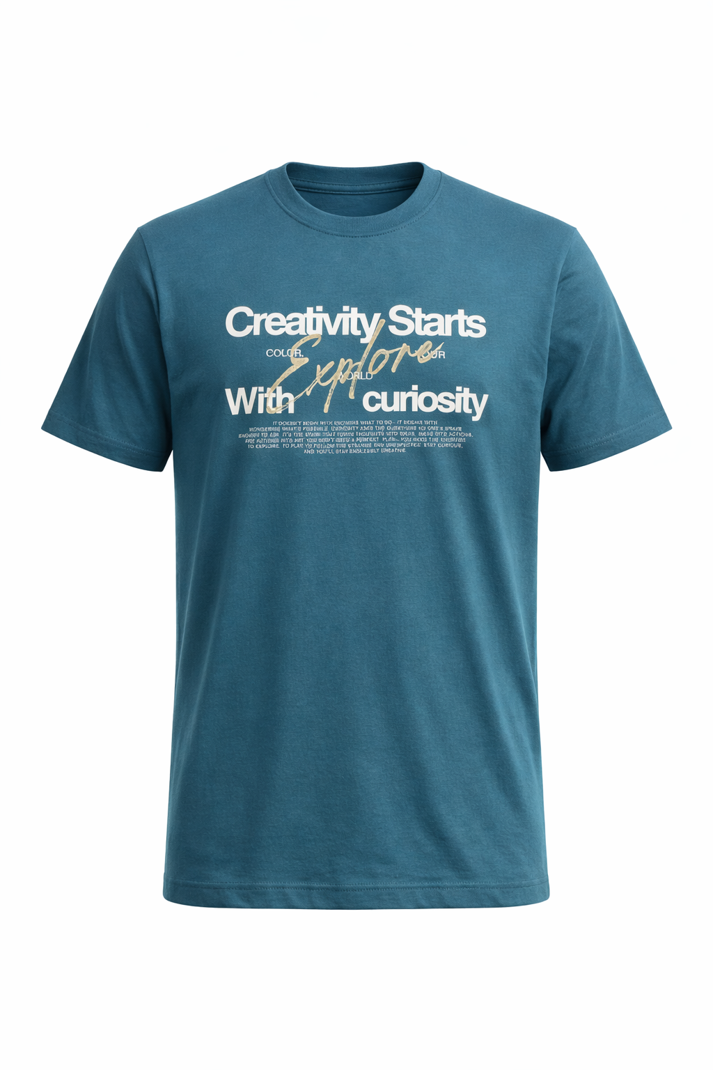 Men Pacific Typography Printed T-shirt