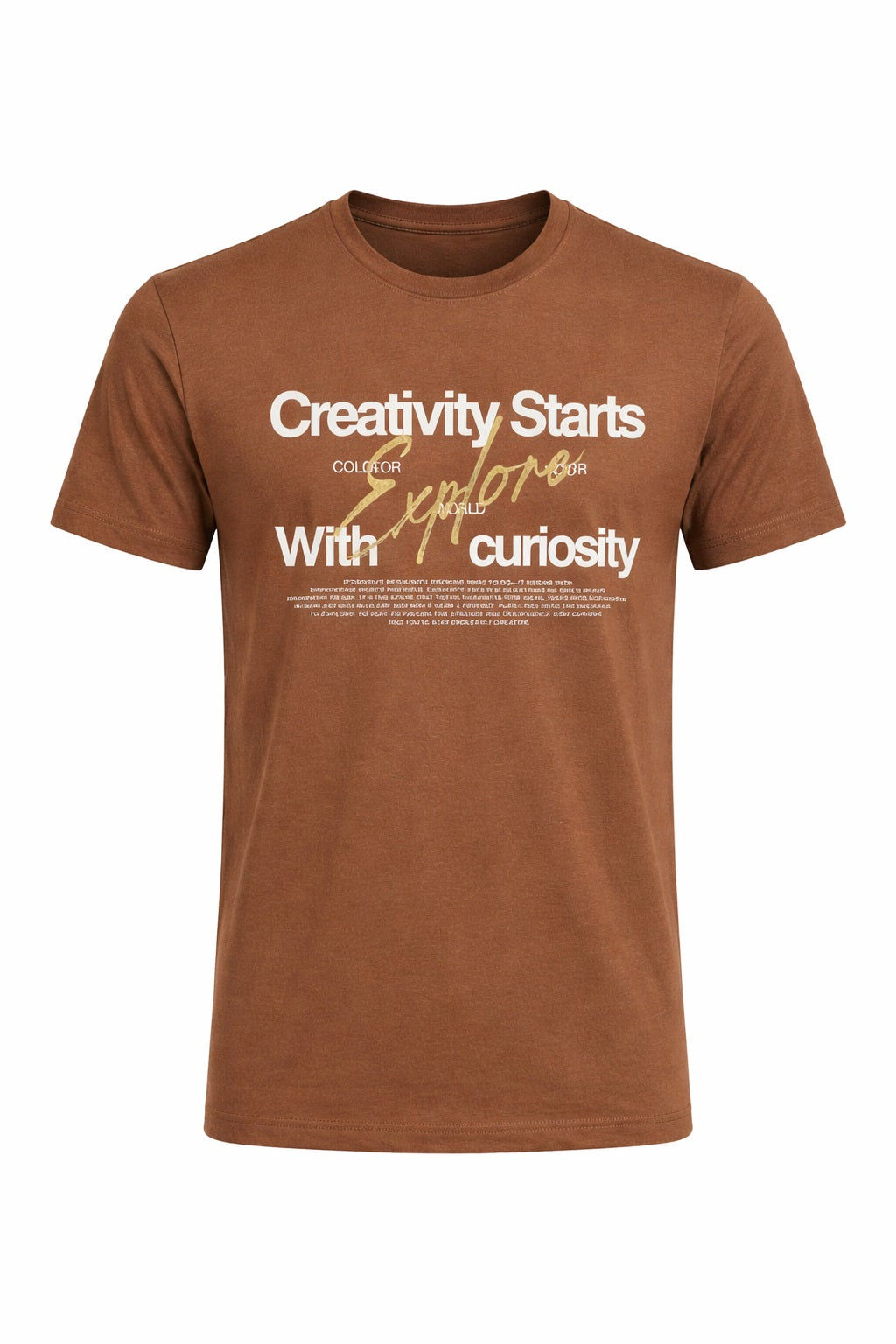 Men Tiramisu Typography Printed T-shirt