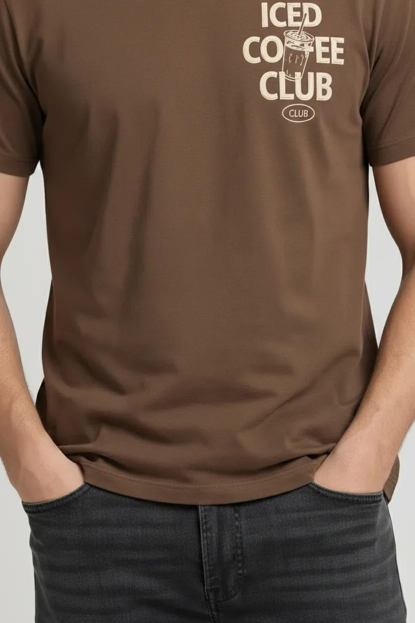 Men Tiramisu Typography Printed T-shirt