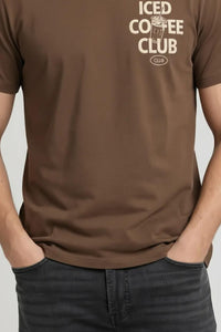 Men Tiramisu Typography Printed T-shirt
