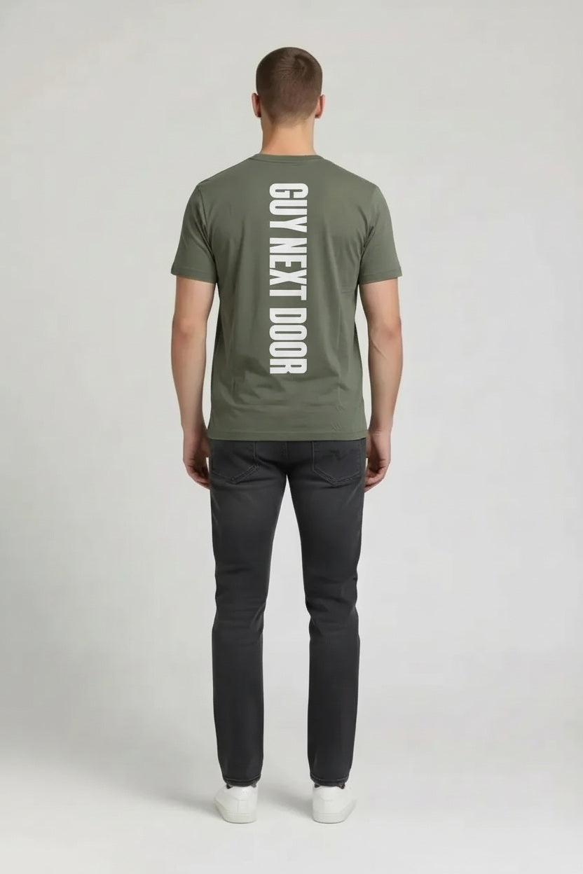 Men Four Leaf Typography Printed T-shirt