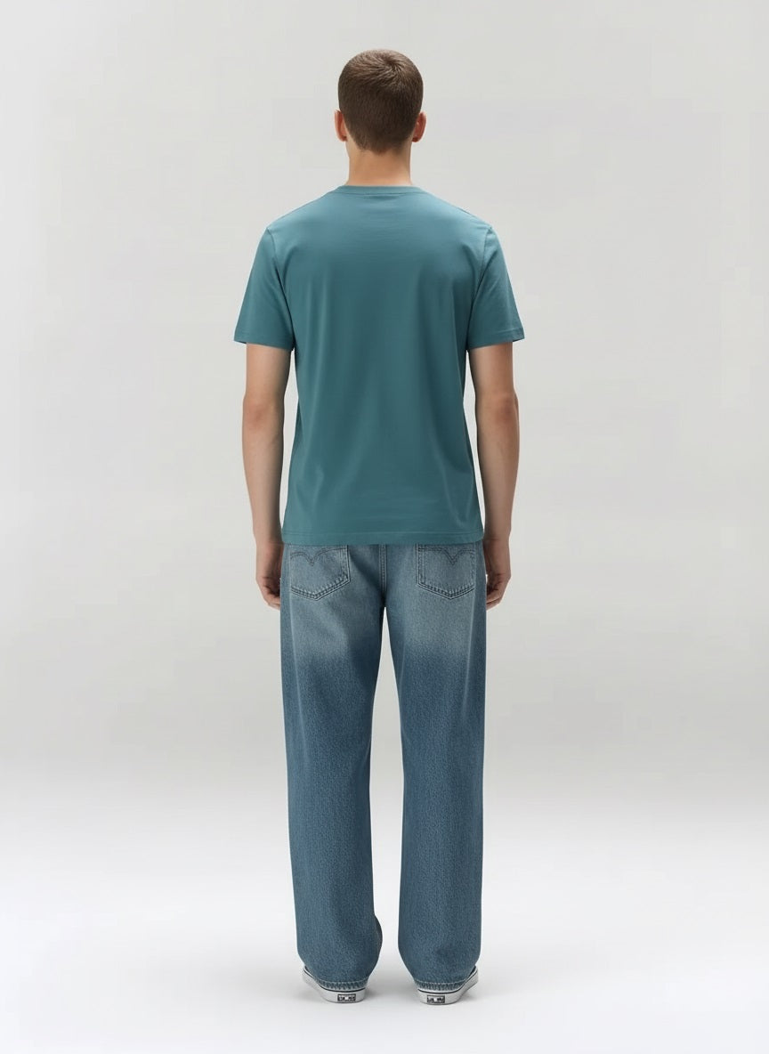 Men Arctic Printed Round Neck T-shirt