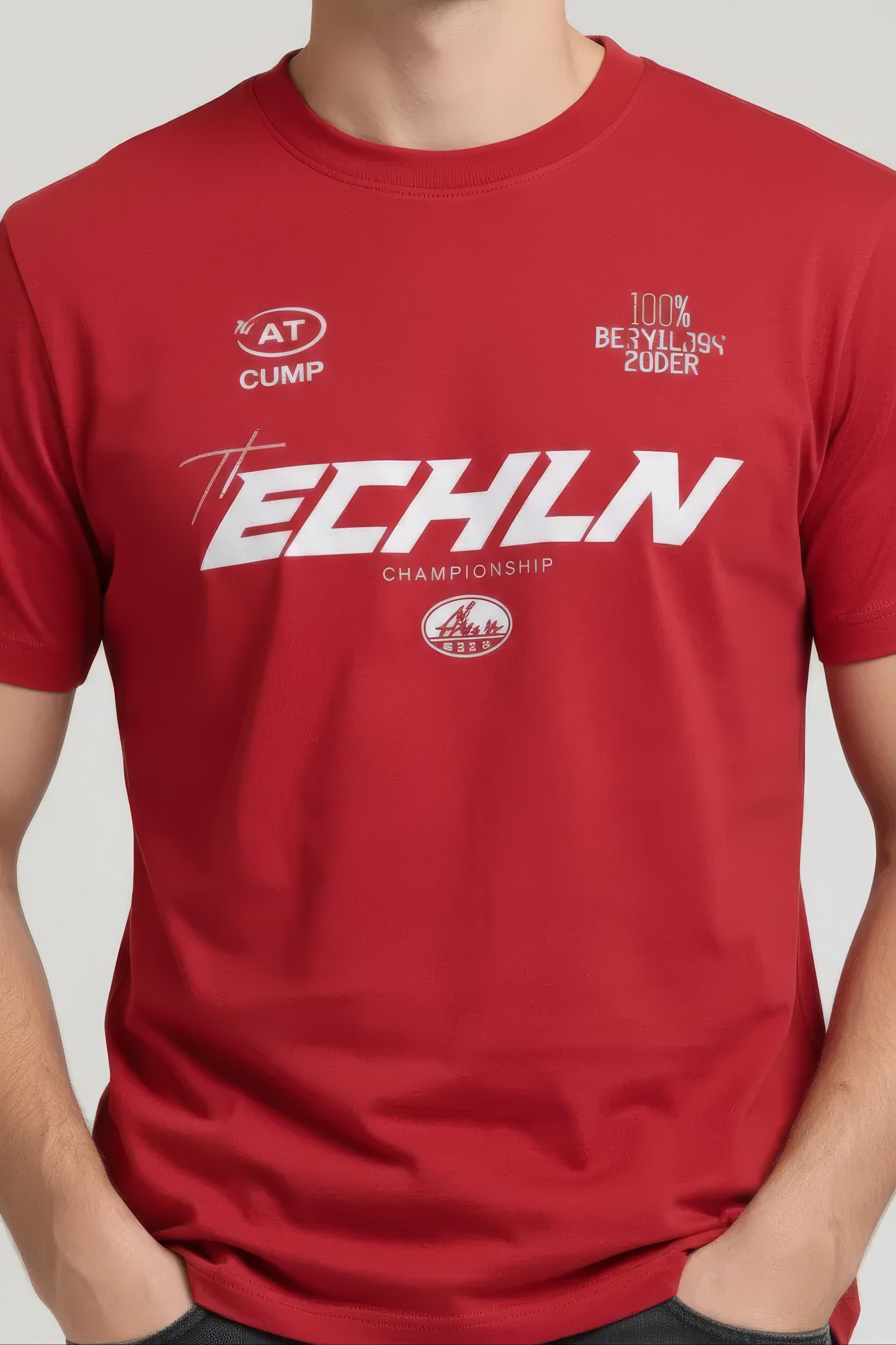 Men Typography Printed T-shirt