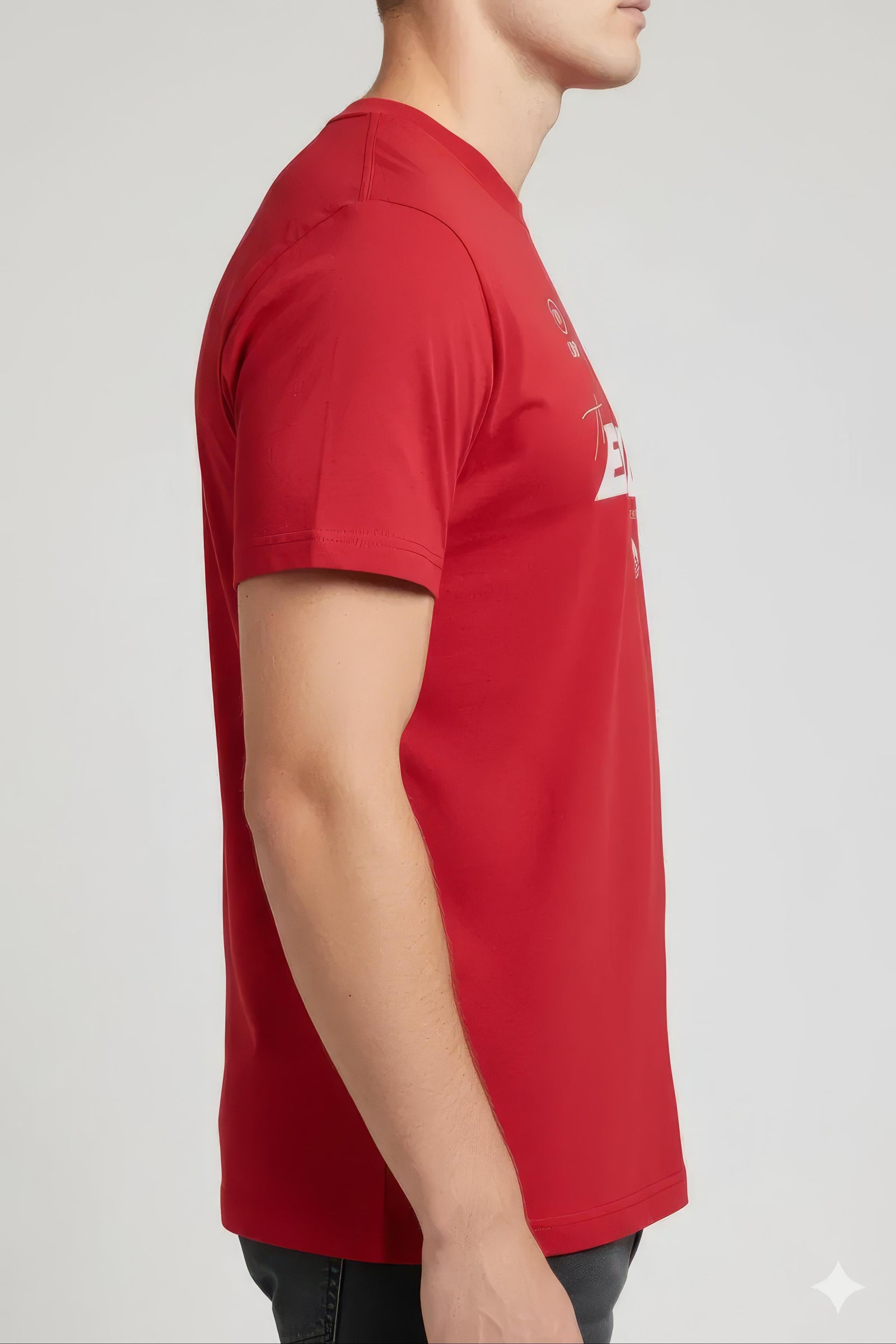 Men Brick Typography Printed T-shirt