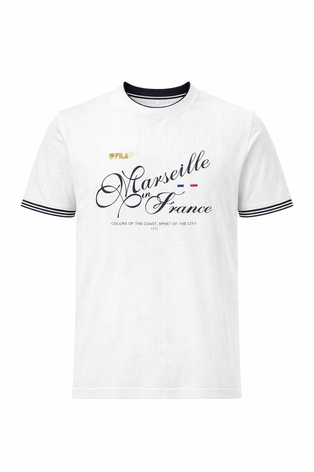 Men Off White Typography Printed Round Neck Cotton T-shirt